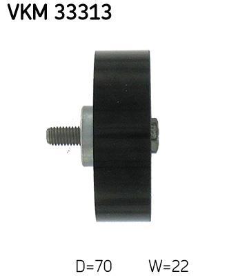 Galet enrouleur de courroie d'accessoire SKF ref. VKM 33313